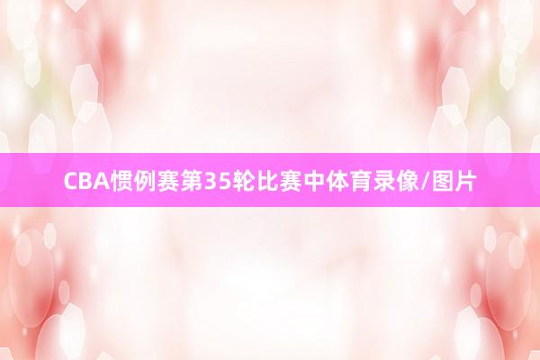 CBA惯例赛第35轮比赛中体育录像/图片