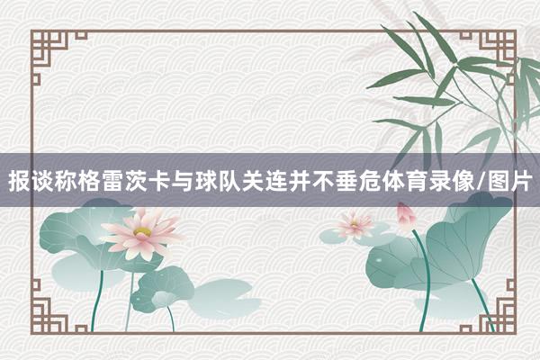 报谈称格雷茨卡与球队关连并不垂危体育录像/图片