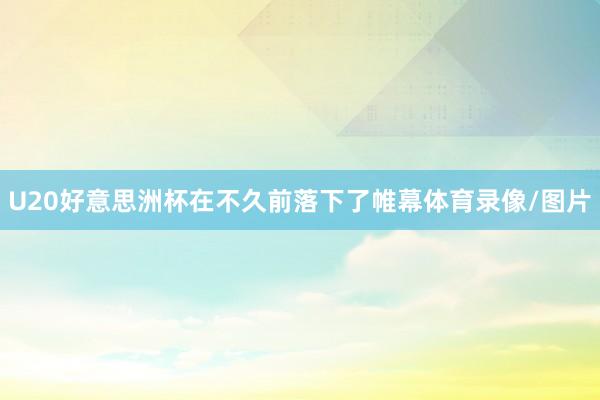 U20好意思洲杯在不久前落下了帷幕体育录像/图片