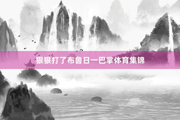 狠狠打了布鲁日一巴掌体育集锦