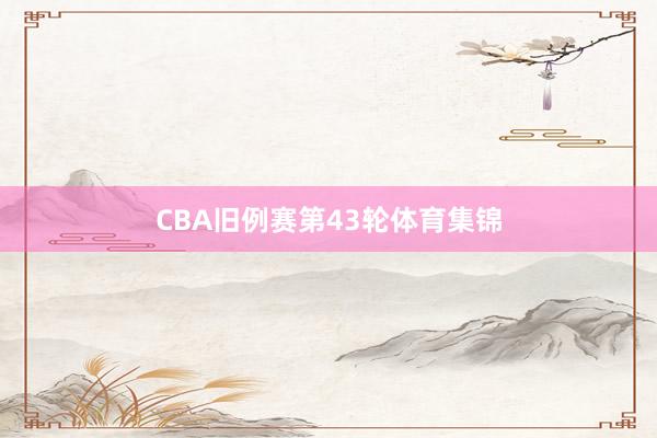 CBA旧例赛第43轮体育集锦