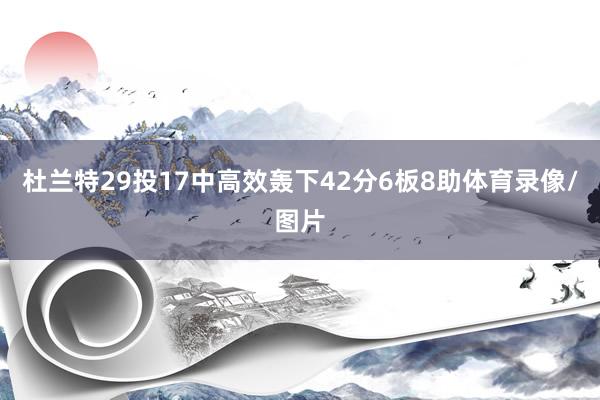 杜兰特29投17中高效轰下42分6板8助体育录像/图片