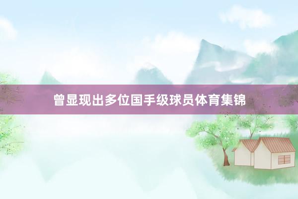 曾显现出多位国手级球员体育集锦