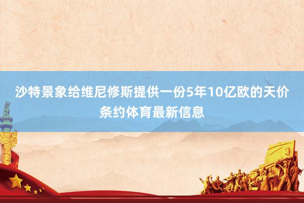 沙特景象给维尼修斯提供一份5年10亿欧的天价条约体育最新信息