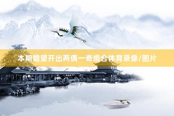 本期瞻望开出两偶一奇组合体育录像/图片