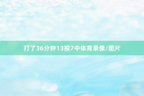打了36分钟13投7中体育录像/图片
