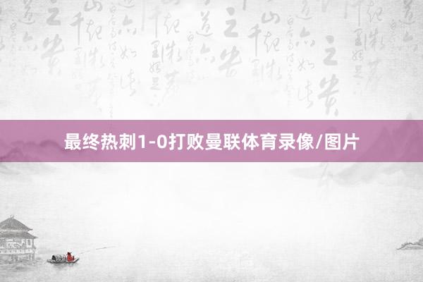 最终热刺1-0打败曼联体育录像/图片