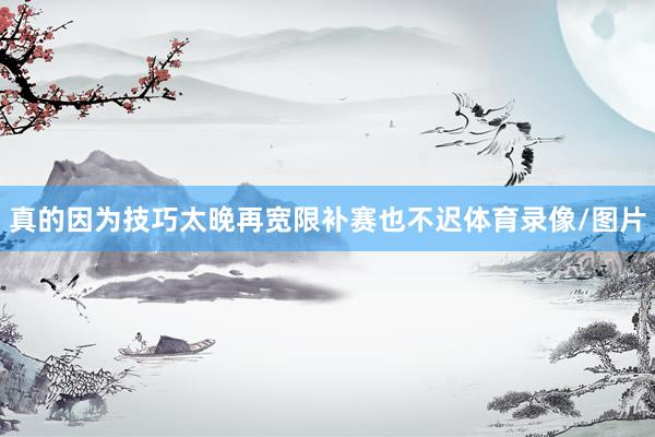 真的因为技巧太晚再宽限补赛也不迟体育录像/图片