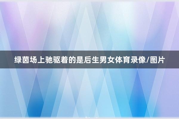 绿茵场上驰驱着的是后生男女体育录像/图片