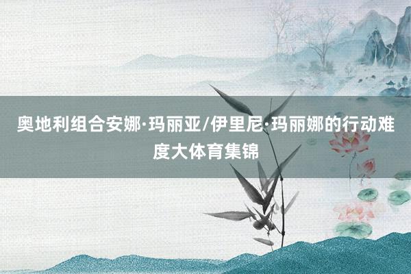 奥地利组合安娜·玛丽亚/伊里尼·玛丽娜的行动难度大体育集锦
