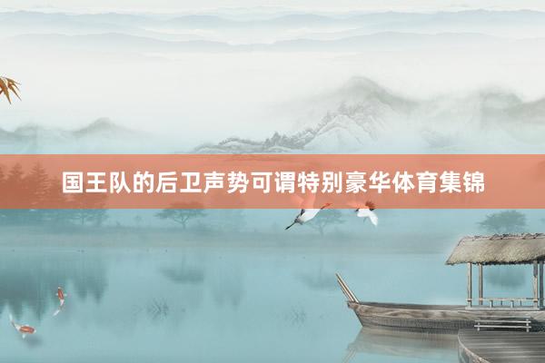 国王队的后卫声势可谓特别豪华体育集锦
