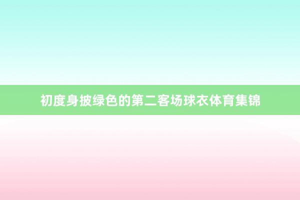 初度身披绿色的第二客场球衣体育集锦