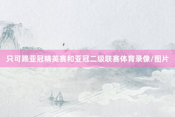 只可踢亚冠精英赛和亚冠二级联赛体育录像/图片