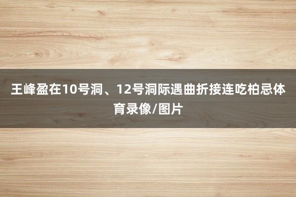 王峰盈在10号洞、12号洞际遇曲折接连吃柏忌体育录像/图片